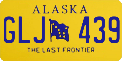 AK license plate GLJ439