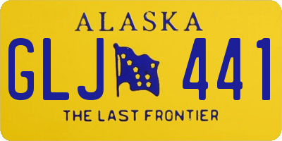 AK license plate GLJ441