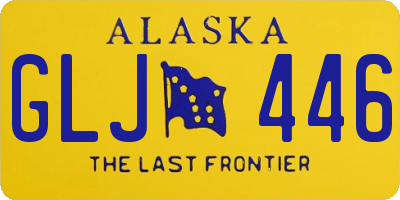 AK license plate GLJ446