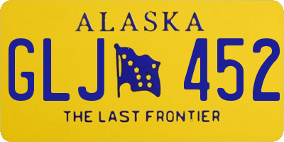 AK license plate GLJ452