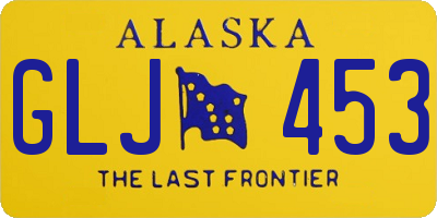 AK license plate GLJ453