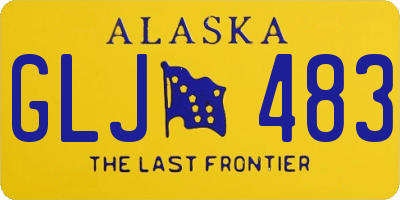 AK license plate GLJ483