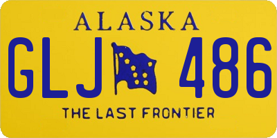 AK license plate GLJ486