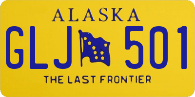 AK license plate GLJ501