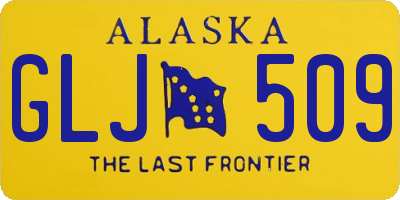 AK license plate GLJ509