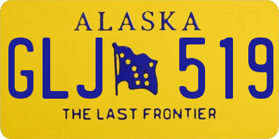 AK license plate GLJ519