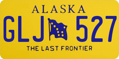 AK license plate GLJ527