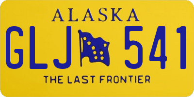 AK license plate GLJ541