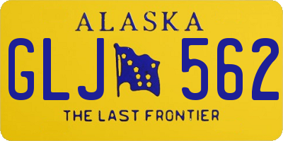 AK license plate GLJ562