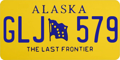 AK license plate GLJ579
