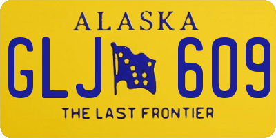 AK license plate GLJ609