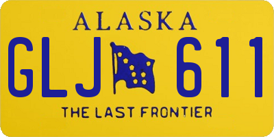 AK license plate GLJ611