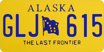 AK license plate GLJ615