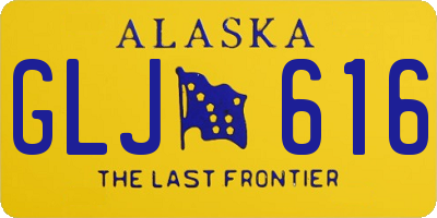 AK license plate GLJ616