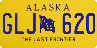 AK license plate GLJ620