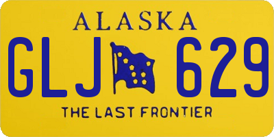 AK license plate GLJ629
