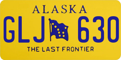 AK license plate GLJ630