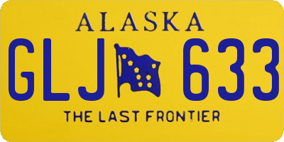 AK license plate GLJ633