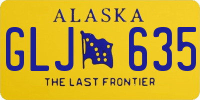 AK license plate GLJ635