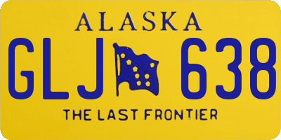 AK license plate GLJ638