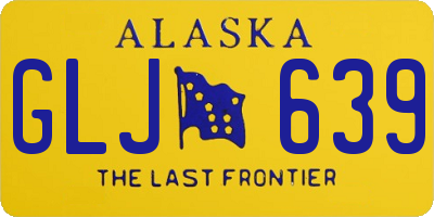 AK license plate GLJ639