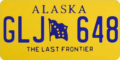 AK license plate GLJ648