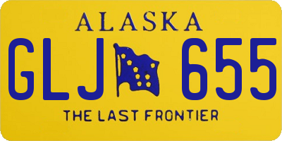 AK license plate GLJ655