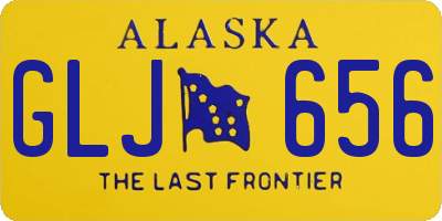 AK license plate GLJ656