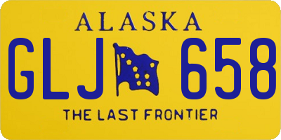 AK license plate GLJ658