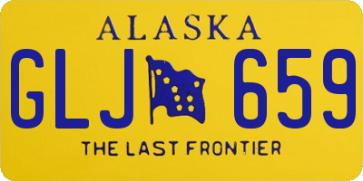 AK license plate GLJ659