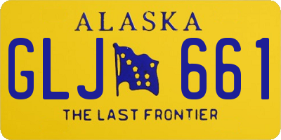 AK license plate GLJ661