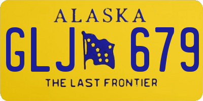 AK license plate GLJ679