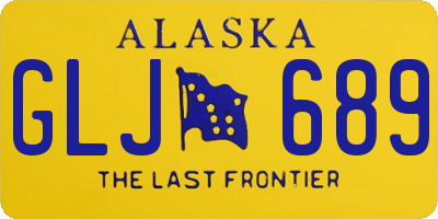 AK license plate GLJ689