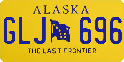 AK license plate GLJ696