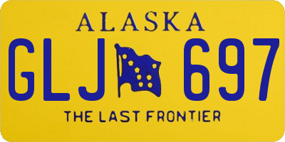 AK license plate GLJ697