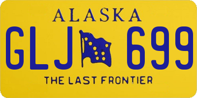 AK license plate GLJ699