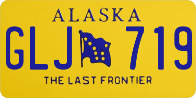 AK license plate GLJ719