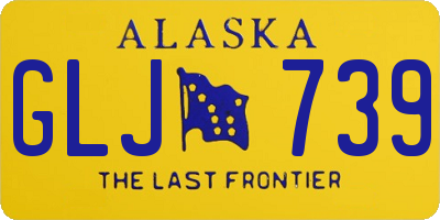 AK license plate GLJ739