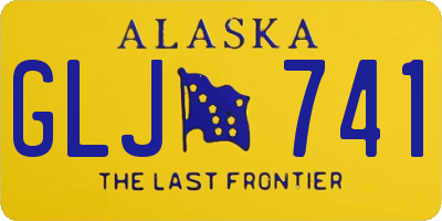 AK license plate GLJ741