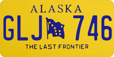 AK license plate GLJ746