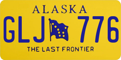 AK license plate GLJ776