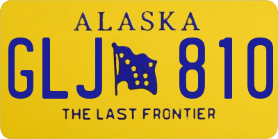 AK license plate GLJ810