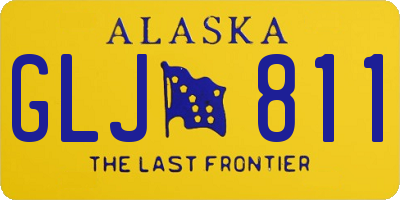 AK license plate GLJ811