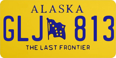 AK license plate GLJ813