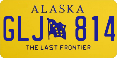 AK license plate GLJ814