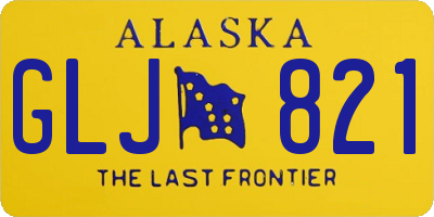 AK license plate GLJ821