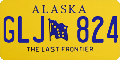 AK license plate GLJ824