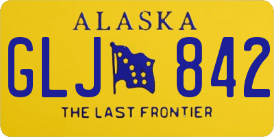 AK license plate GLJ842