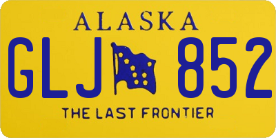 AK license plate GLJ852