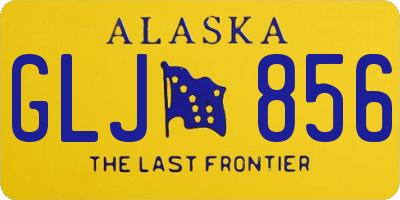 AK license plate GLJ856